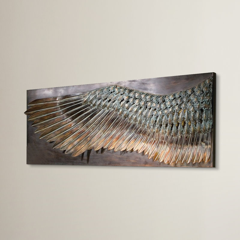 Sculpture murale aile d'Icarus