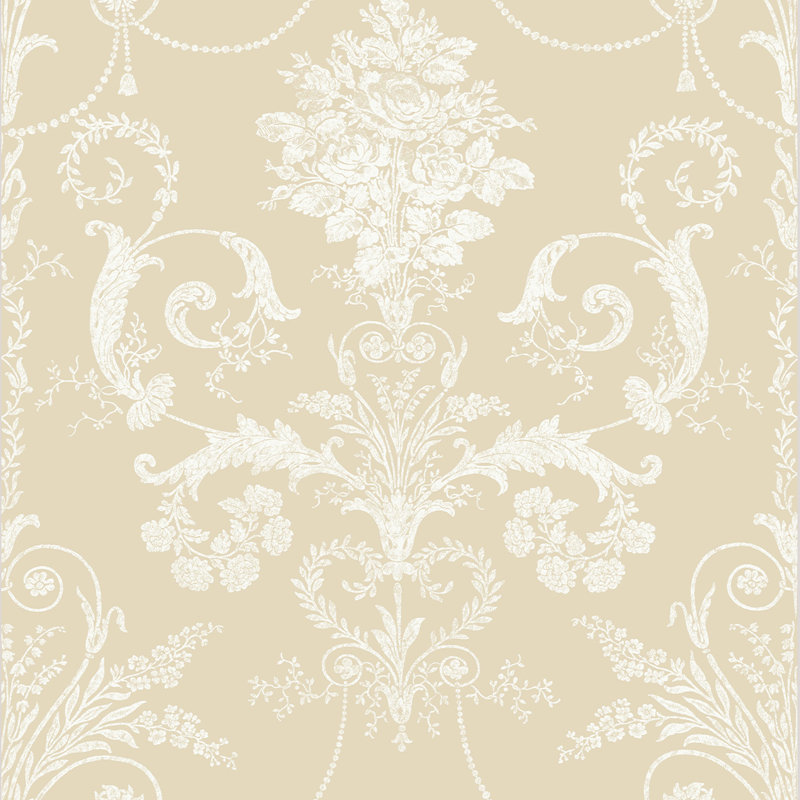 Laura Ashley Josette Wallpaper Roll, Linen