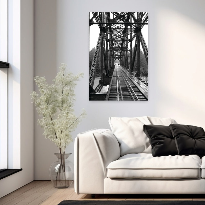 The Alaskan Railroad 1 Piece Wrapped Canvas Wall Art, 91.44cm H x 60.96cm W