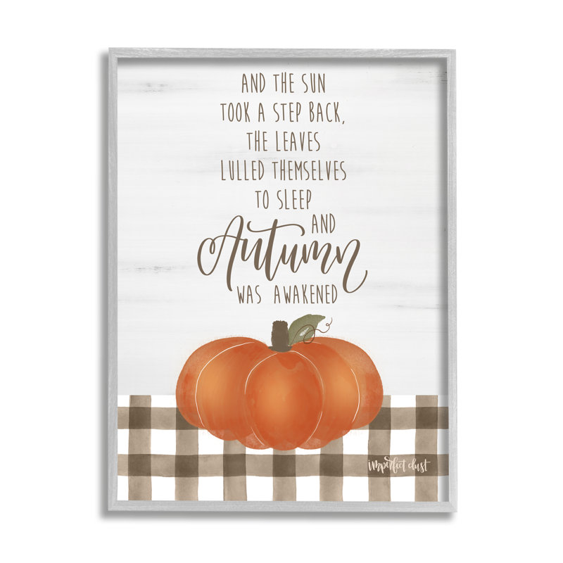 «Autumn Seasonal Expression encadrée sur bois» par Imperfect Dust, impression, H 30 po x l 24 po x P 1,5 po