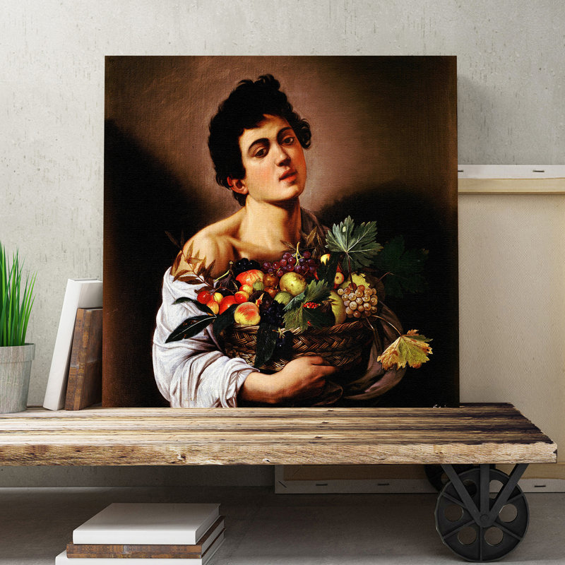 Caravaggio - Wrapped Canvas Painting, 76cm H x 76cm W