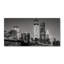 Alisana Black And White - Manhattan By Night - No Frame Print on Glass
