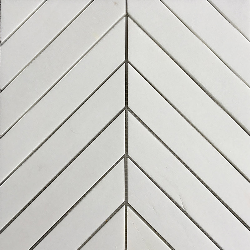 Carreau de mosaïque en marbre 2 po x 8 po