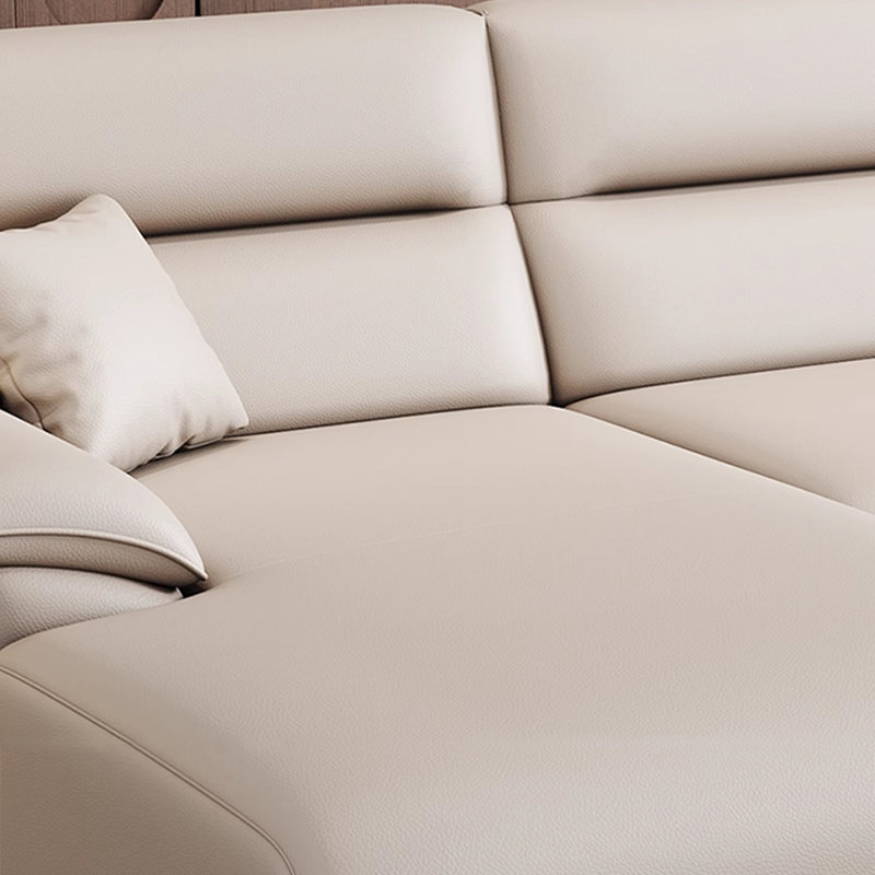 American minimalist modern sofa, 34.64" H x 149.6" W x 70.86" D