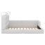 Lit plateforme tapissier avec lampes de lecture-330078131
