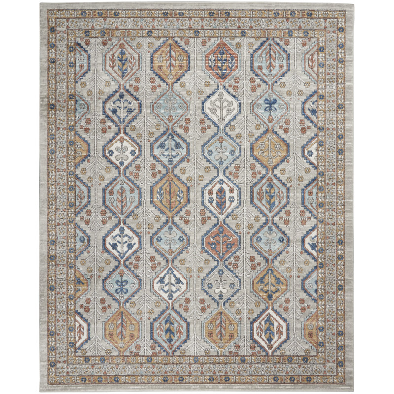 Tapis beige Freeda, Rectangle 6 pi 7 po x 9 pi 6 po