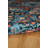 Emanuel Traditional Machine Woven Flatweave Blue and Raspberry Area Rug with Non Skid Backing -1543844840
