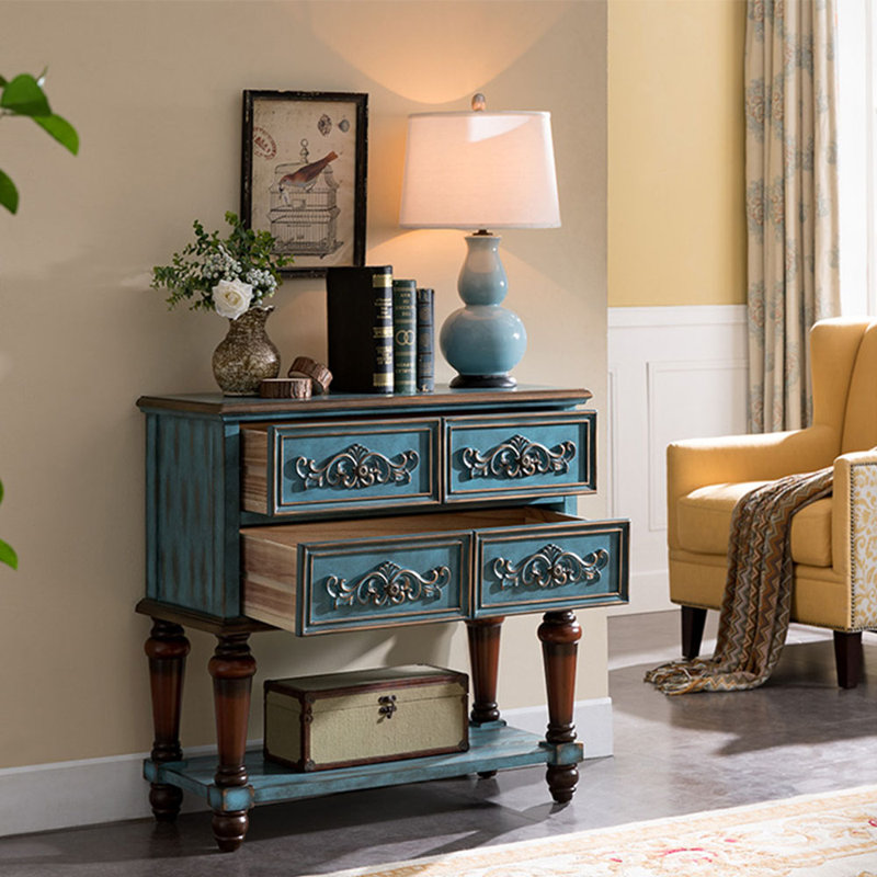 Commode d'appoint Siwar, Bleu