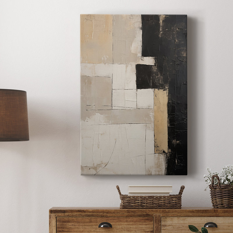 ABSTRACT Series CDXCIV - Cavas de galerie sur mesure, H 27 po x l 18 po