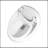 Luxury 1-Piece 1.28 GPF Single Flush Egg Shape Toilet In Glossy White
