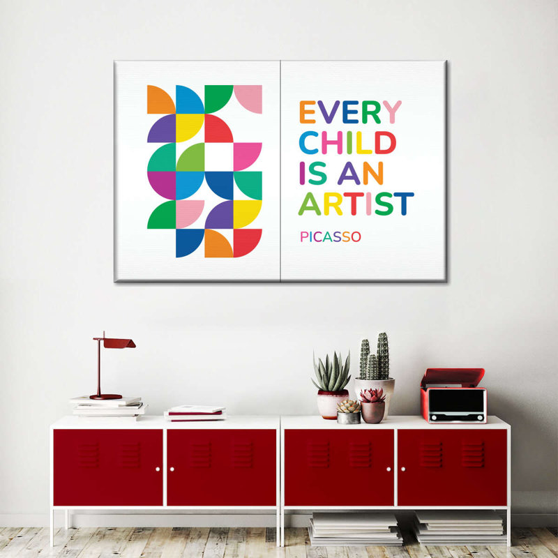 Kids Inspirational I sur impression sur toile, H 26 po x l 39 po x P 1,25 po