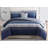 Style 212 Carlyle Polyester Channel Striped Comforter Set-1406343631