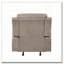 Fauteuil inclinable luxueux luxueux brun