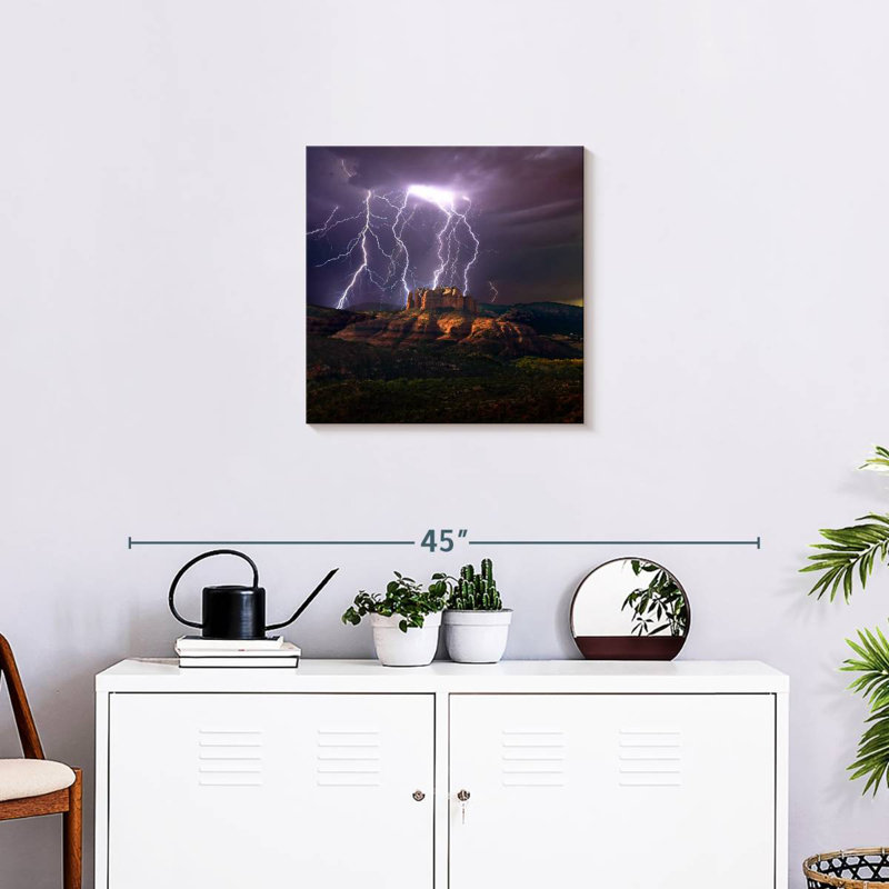 Alvord Lightning Over Cathedral Rock