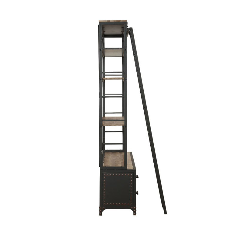 Actaki Etagere Bookcase, 83" H x 64" W x 17" D