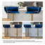 Tabouret de bar pivotant avec dossier Ginko-882844526-879315310