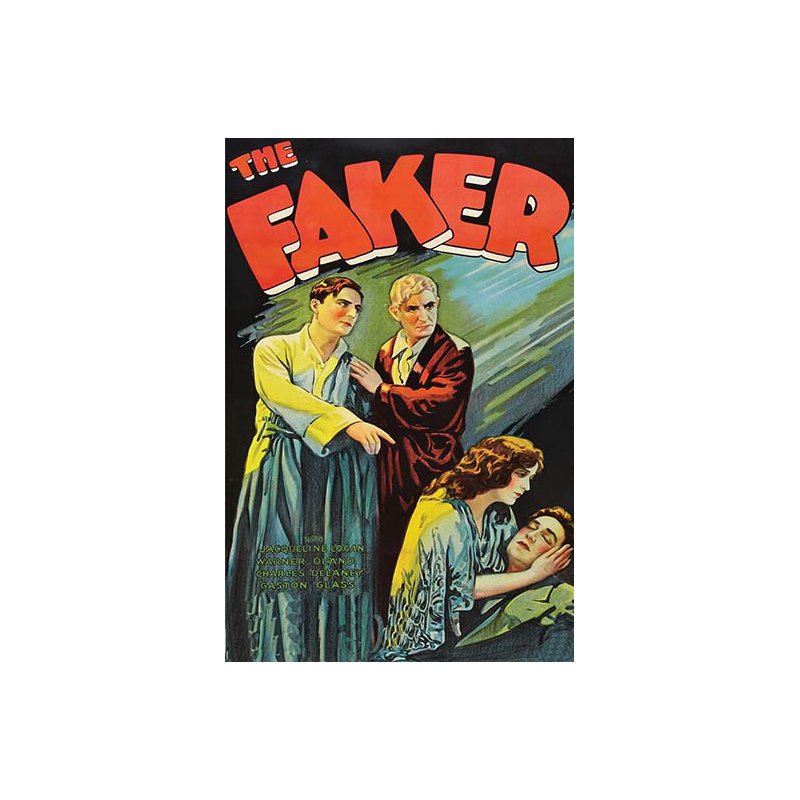 " The Faker ", 36" H x 24" W x 1.5" D