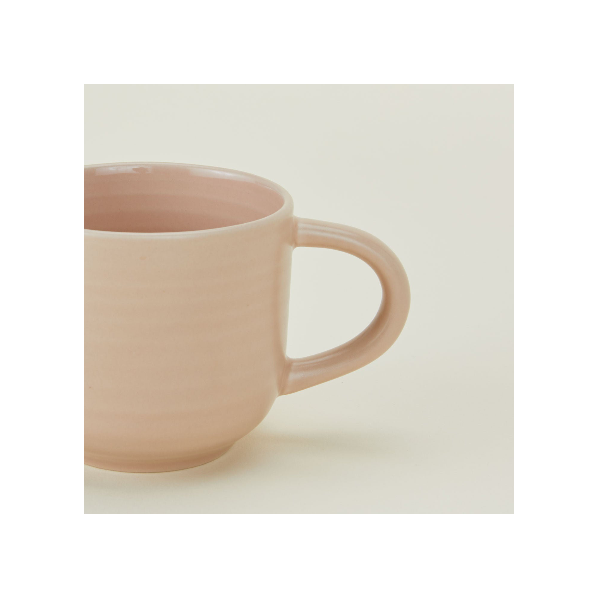 Hirma Stoneware Coffee Mug, Blush