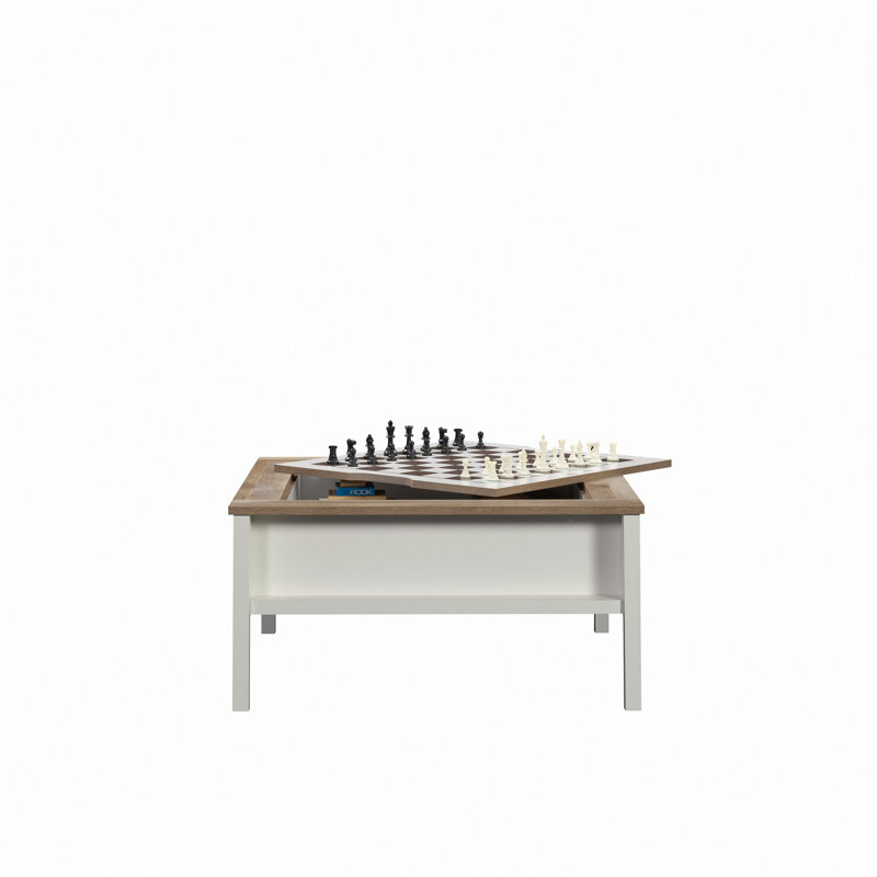 Gaming/Coffee Table, White Finish