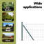 Vidaxl Fence With Posts Steel-116797764-116797765