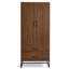 Grande armoire moderne en bois avec base en métal-106491018