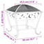 Jackie Fire Pit with Poker 50 cm XXL Steel