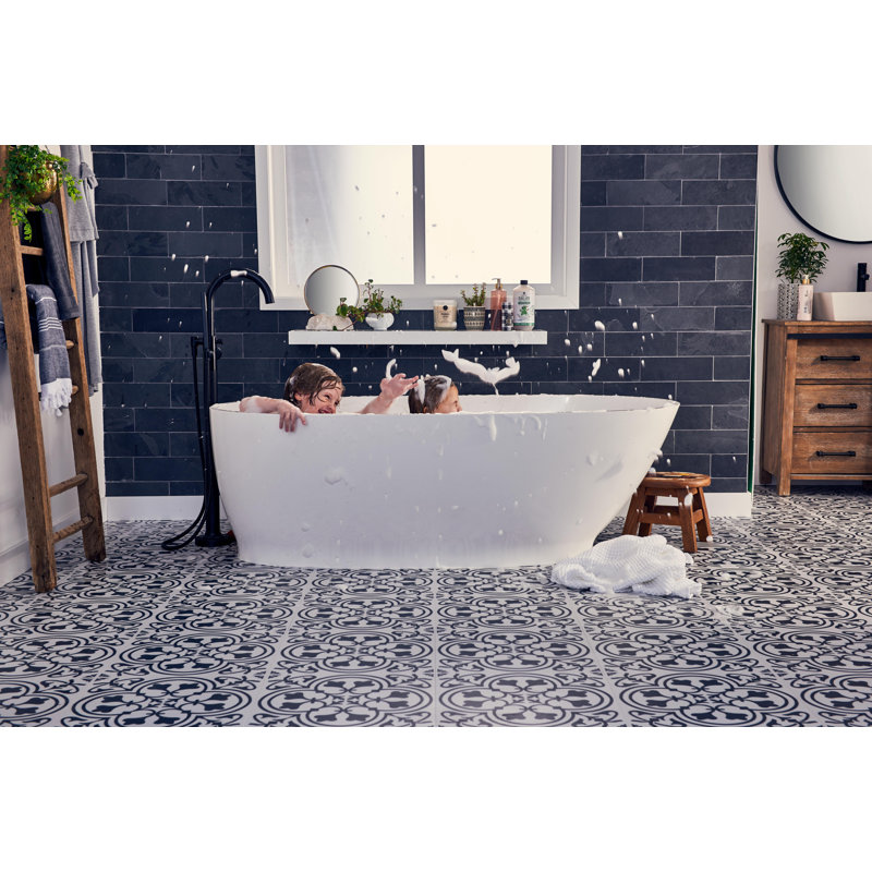 ADURA®APEX with Microban® Trellis 16" x 48" x 8mm WPC Luxury Vinyl Plank, Iron