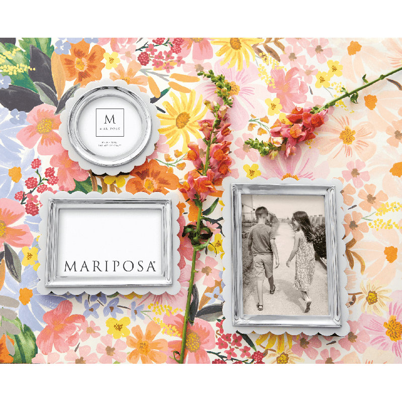 Metal Picture Frame, 5" W x 7" H, White