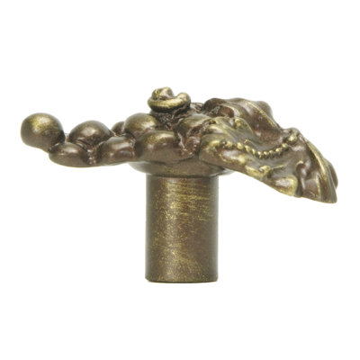 Bacchus large right knobin Antique Brass