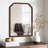 Ancalin Solid Wood Arched Wall Mirror-1845612158-1822264729