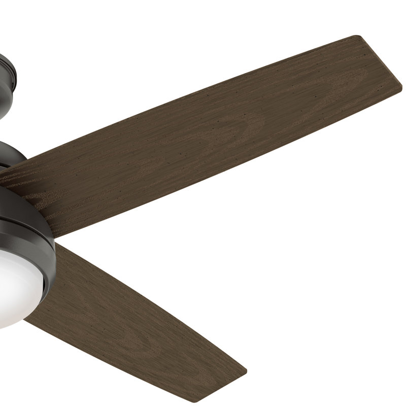 52" Brine 4 - Blade Indoor Outdoor WeatherMax LED Ceiling Fan With Wall Control and Light Included