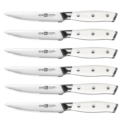 Klaus Meyer Stahl 6 Piece Carbon Steel Steak Knife Set