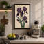 Purple Iris Study Botanical - Wrapped Canvas-1043471887-1043471873