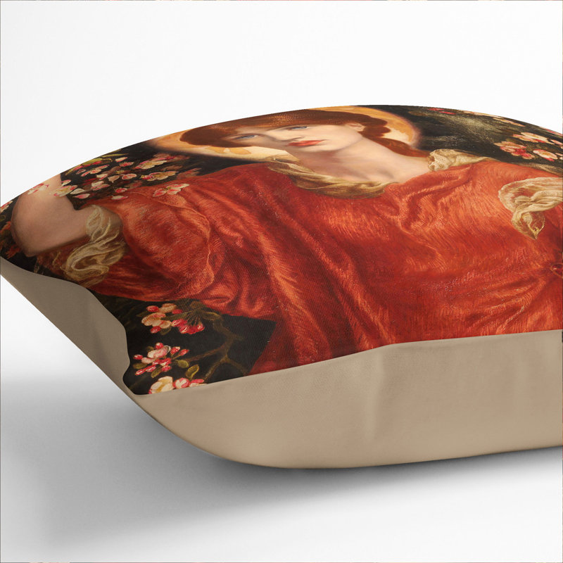 A Vision of Fiammetta Scatter Cushion, Stone, 40cm H x 40cm W x 15cm D