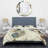 Gold Glam Squares VI - Abstract Duvet Cover Set - Microfiber Polyester-50573593-112917694