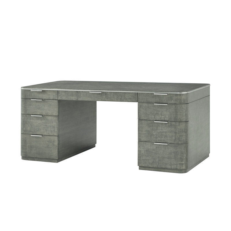 Bureau de direction en bois massif Hudson