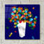 Art mural en verre Lark Manor ™ «Abstract Flowers» par Cesare Bellassai-553169970