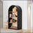 4-Tier Black Arched Bookshelf, 43 Inch Tall With Spacious Storage Shelves For Modern And Classic Decor