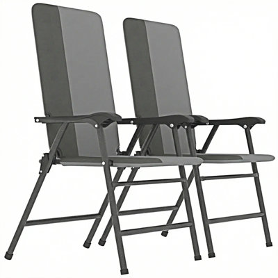 Folding Camping Chairs Lawn Chairs Set Of 2