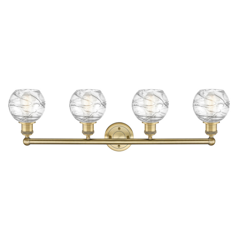 Cambria 4 - Light Dimmable Vanity Light, Brushed Brass