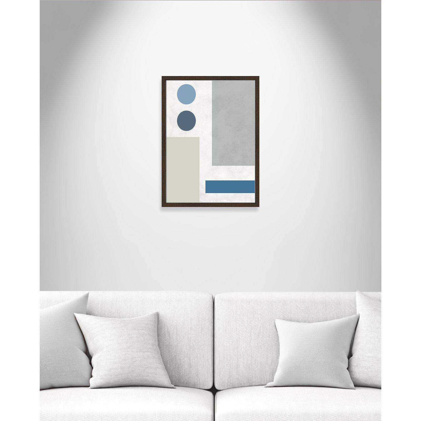 Stars Align I Print, 17" W x 23" H, Walnut Framed