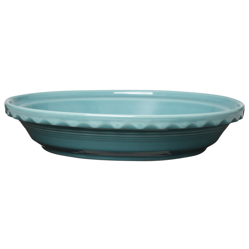 Plat à tarte profond 44 onces Fiesta 10 1/4 pouces Fiesta, Turquoise