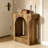Arched Design End Table,2-Tier Tea Table,Wood Hall Table