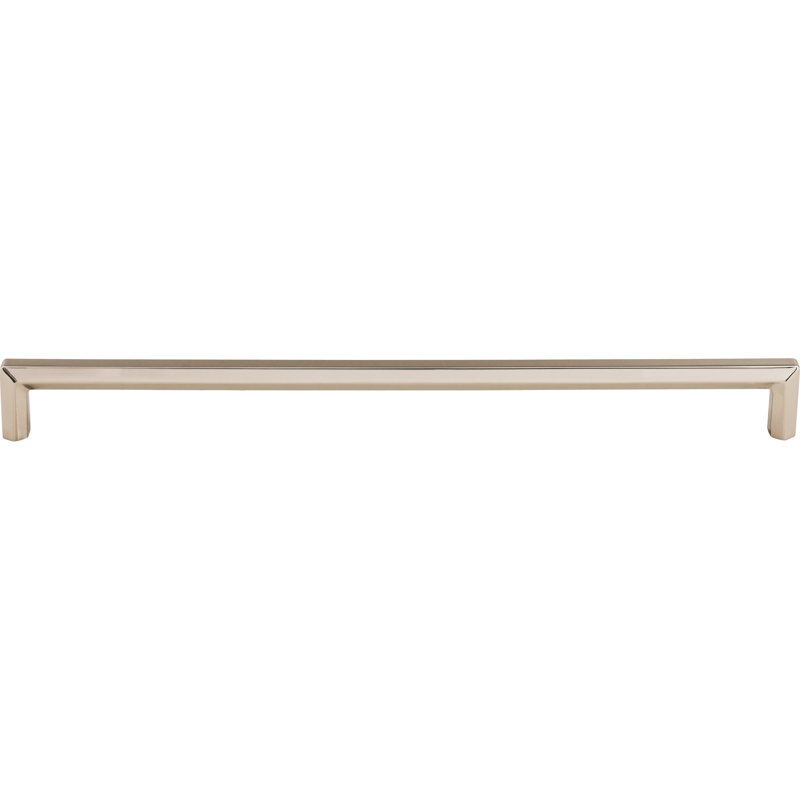 Lydia Bar pull, Polished Nickel, 12" Center to Center