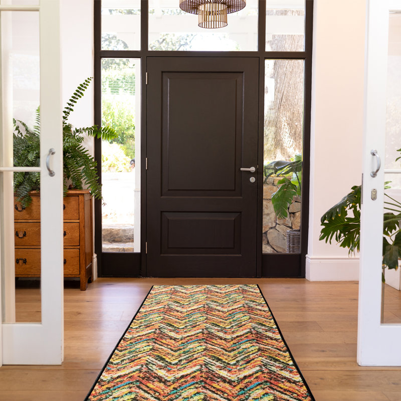 Tapis à chevrons, Tapis de couloir 2 pi 7 po x 7 pi
