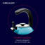 Enamel On Steel Whistling Induction Teakettle with Flip-Up Spout, 2-Quart-75288989
