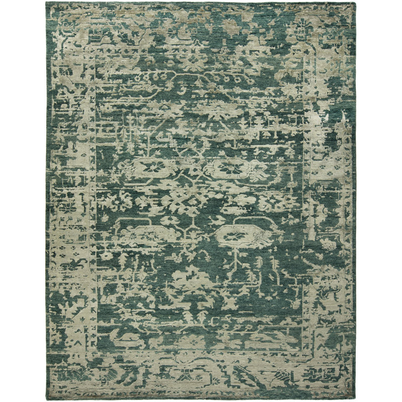 Handmade Shag Wool Area Rug, Rectangle 2' x 3'