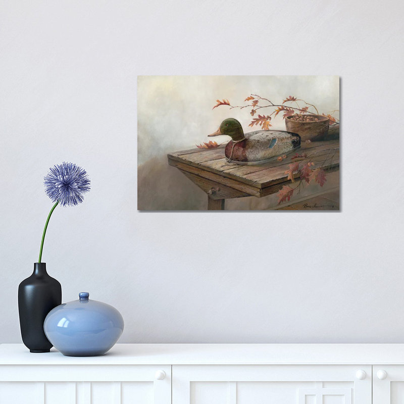Acorn Harvest, No Matte, Wrapped Canvas, 12" H x 18" W x 1.5" D