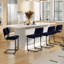Estes Upholstered Stool with Metal Frame-204634521-204634520