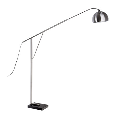 Gerena 220cm Chrome Arched Floor Lamp
